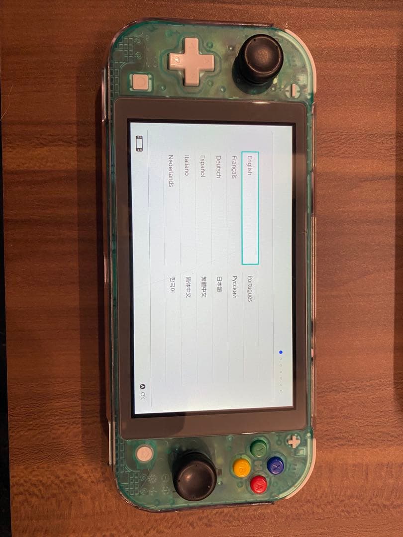 Nintendo Switch Lite 本体(クリアエメラルドグリーン)