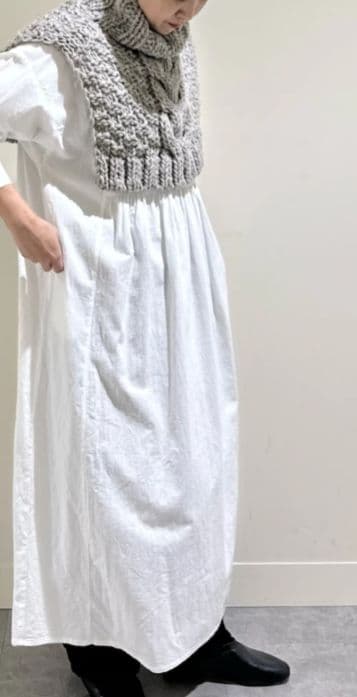 かぐれ コットンギャザーワンピース