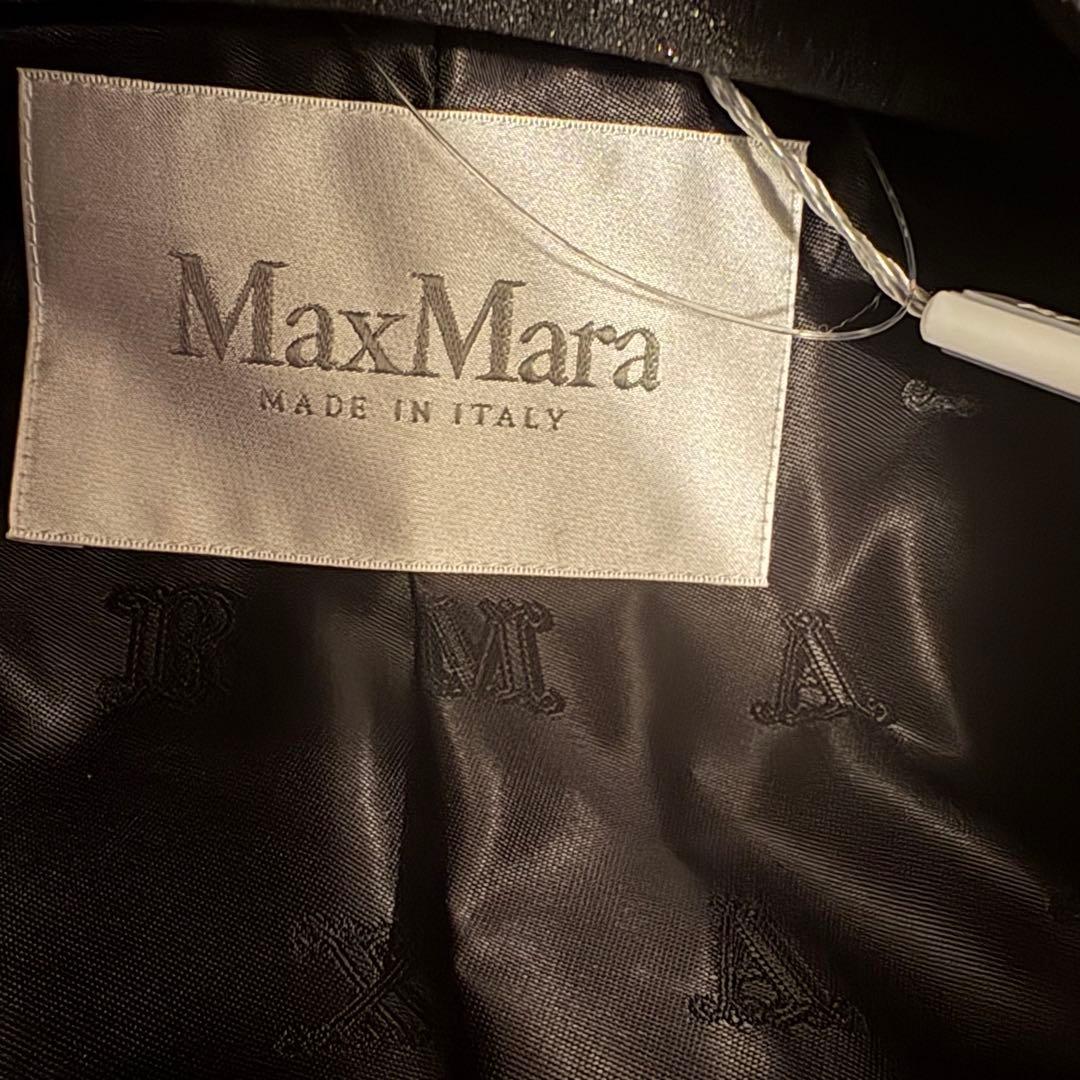 【新品鑑定付】L MAXMARA テディベアコート　オッジェーリ　ブラック