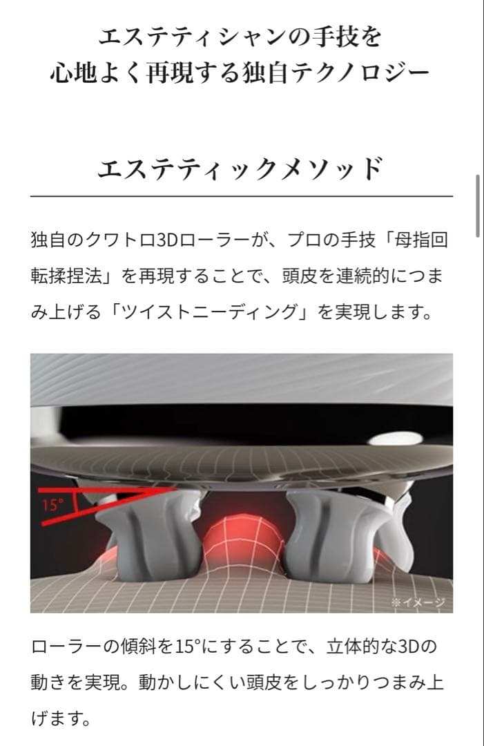 ReFa BEAUTECH HEAD SPA 美顔器