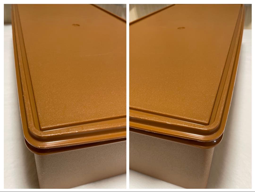 2個セット/タッパーウェア/ディープ/ロング/スーパーケース/セピア/#16