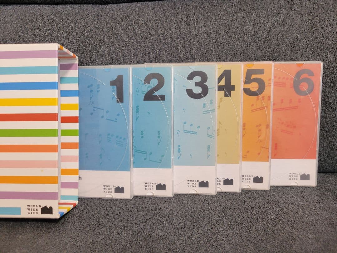 ワールドワイドキッズステージ1～6　CDDVD セット
