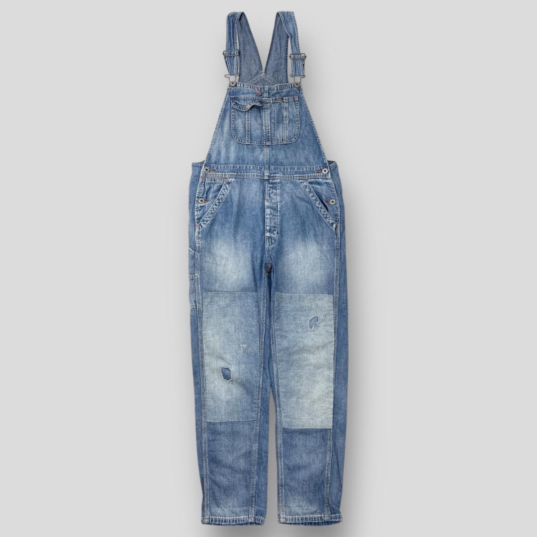 POLO RALPH LAUREN ヴィンテージ加工 デニムオーバーオール XS