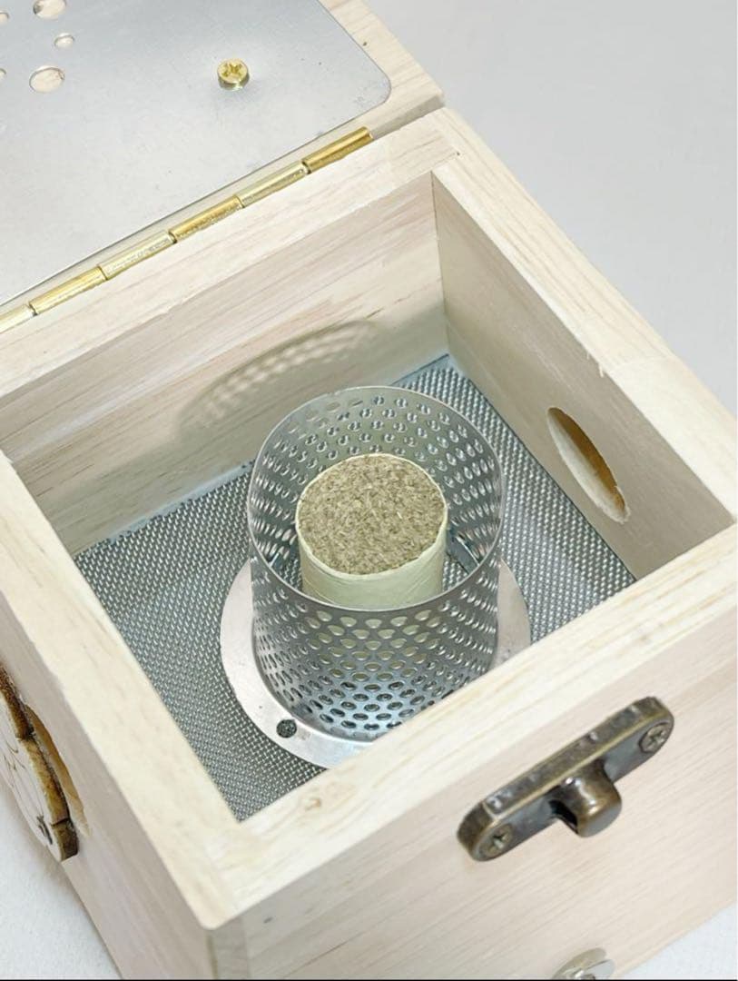 温灸　おんきゅう もぐさ モグサ　お灸 高級切りもぐさ 54粒+ 温灸箱2個