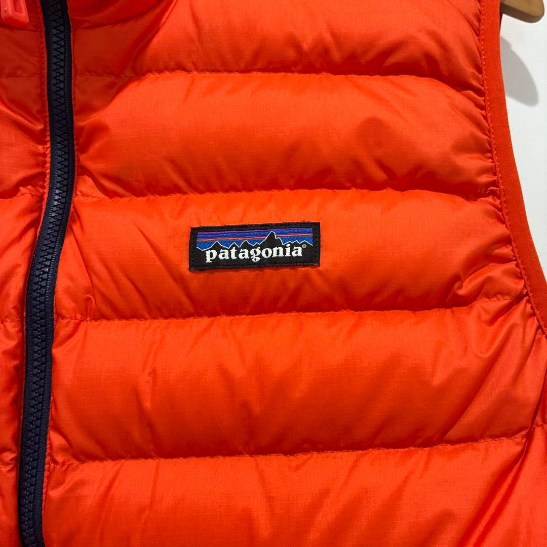 パタゴニア　ダウンベスト　Mサイズ　オレンジ