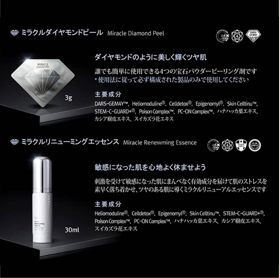 ReneCell ダイヤモンドピール セット水光肌 整形コスメ