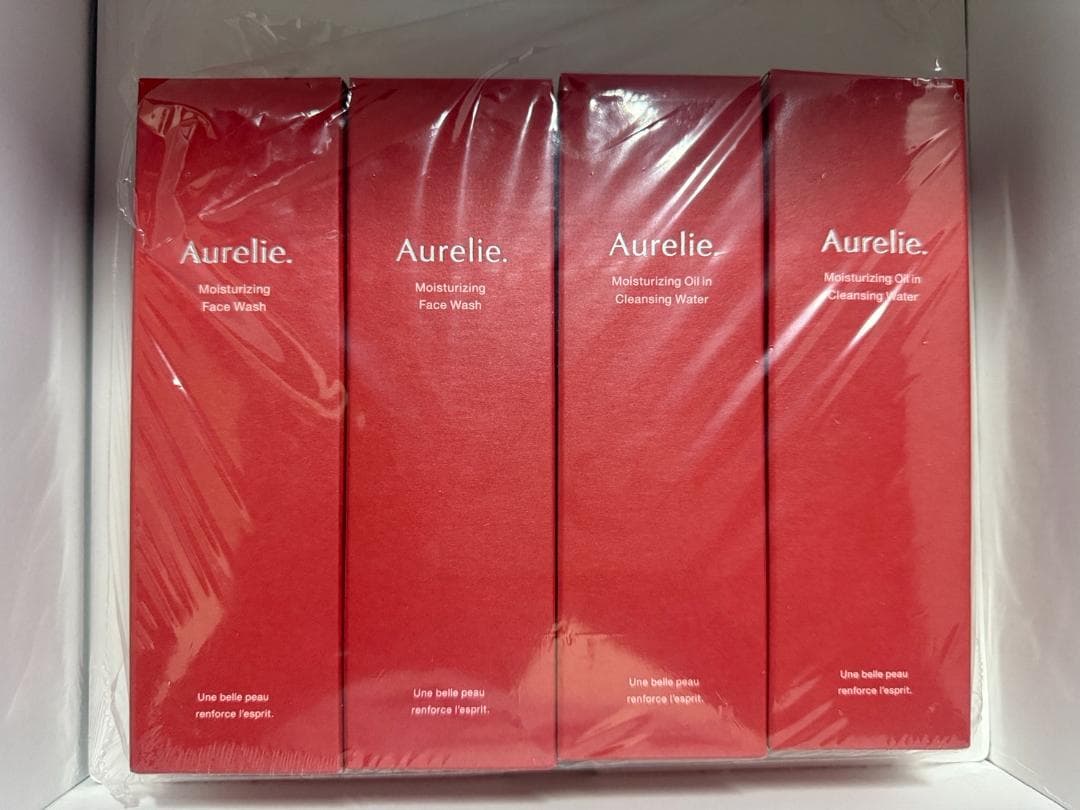 Aurelle クレンジングウォーター＆フェイスウォッシュ ２本ずつ×２セット