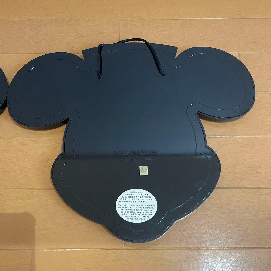 ミッキー＆ミニー ディズニー 壁掛け 顔ウォールミラー ヴィンテージ
