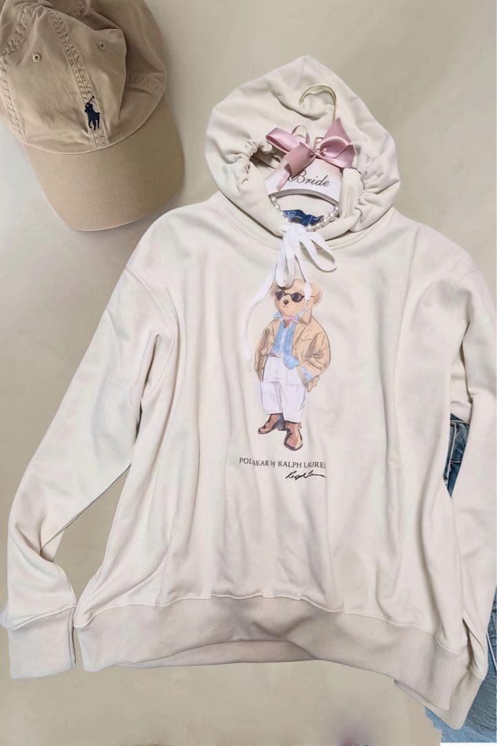 週末セールPOLO RALPH LAUREN ポロベア フリース フーディ
