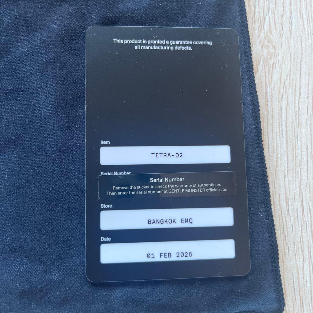 ジェントルモンスター TETRA-02