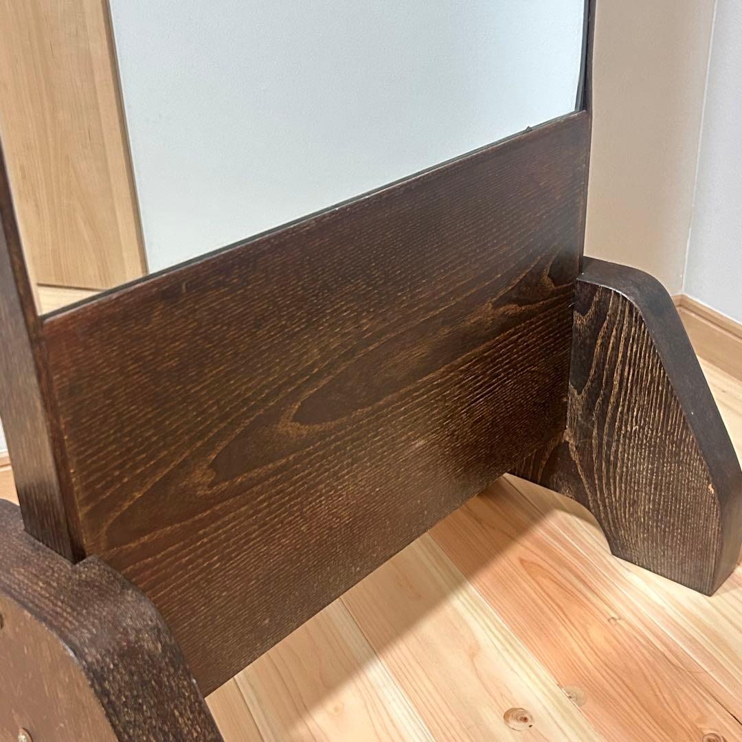 アンティーク姿見　天然木素材　スタンドミラー 高さ160cm