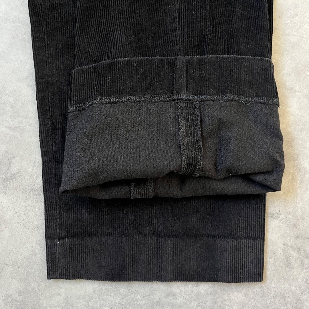ローレン ラルフローレン W36 ポロチノ コーデュロイ 古着 黒 17811