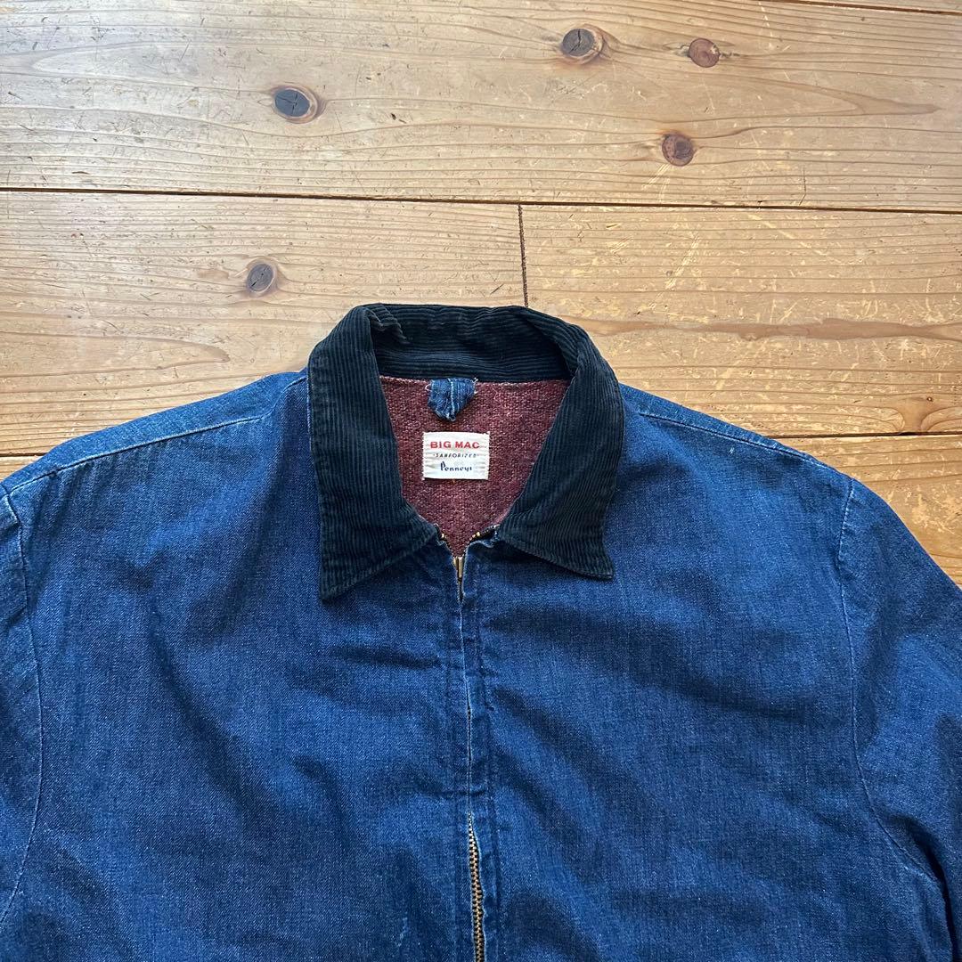 超希少 60s BIG MAC Penneys ジップアップ デニムジャケット