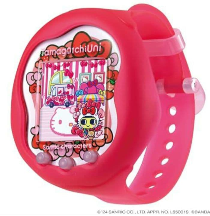 【新品未開封】たまごっちユニ　サンリオキャラクターズ　【オマケ付き】　キティ