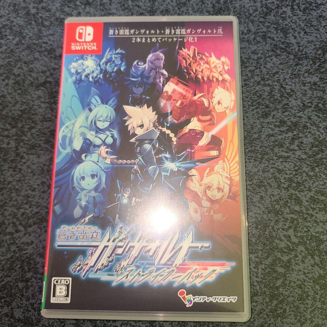 switch 版　蒼き雷霆ガンヴォルトストライカーズパック限定版　GEO特典付