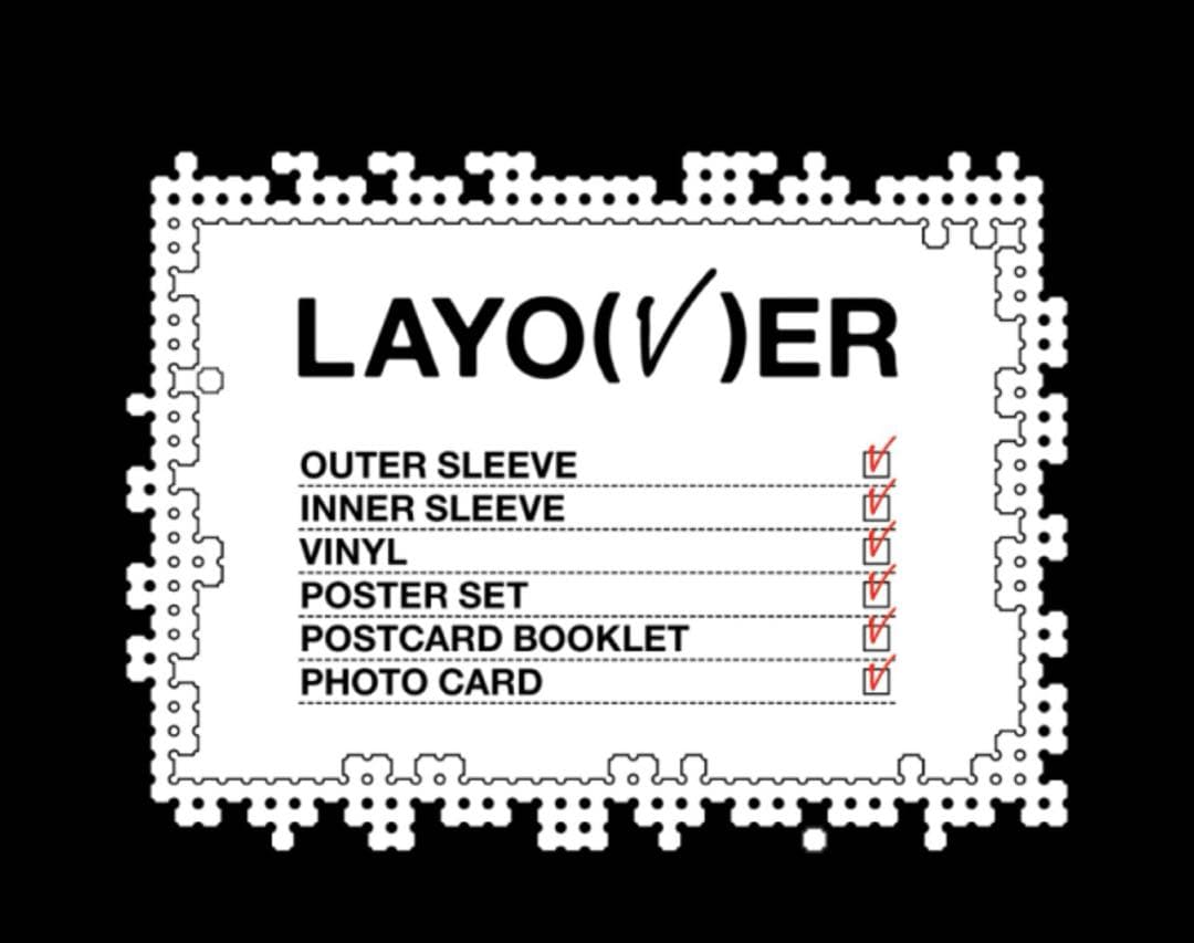 【新品未開封】BTS V 'Layover' アナログ盤　レコード