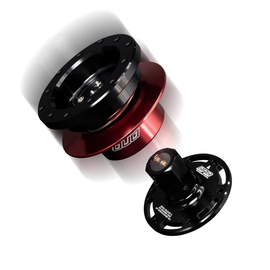 新作　DND　ステアリング クイックリリース　パープル　USDM　脱着　ハンドル