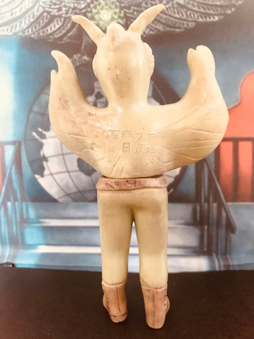 バンダイ　仮面ライダー怪人　蟷螂男（カマキリ男）ミニソフビ