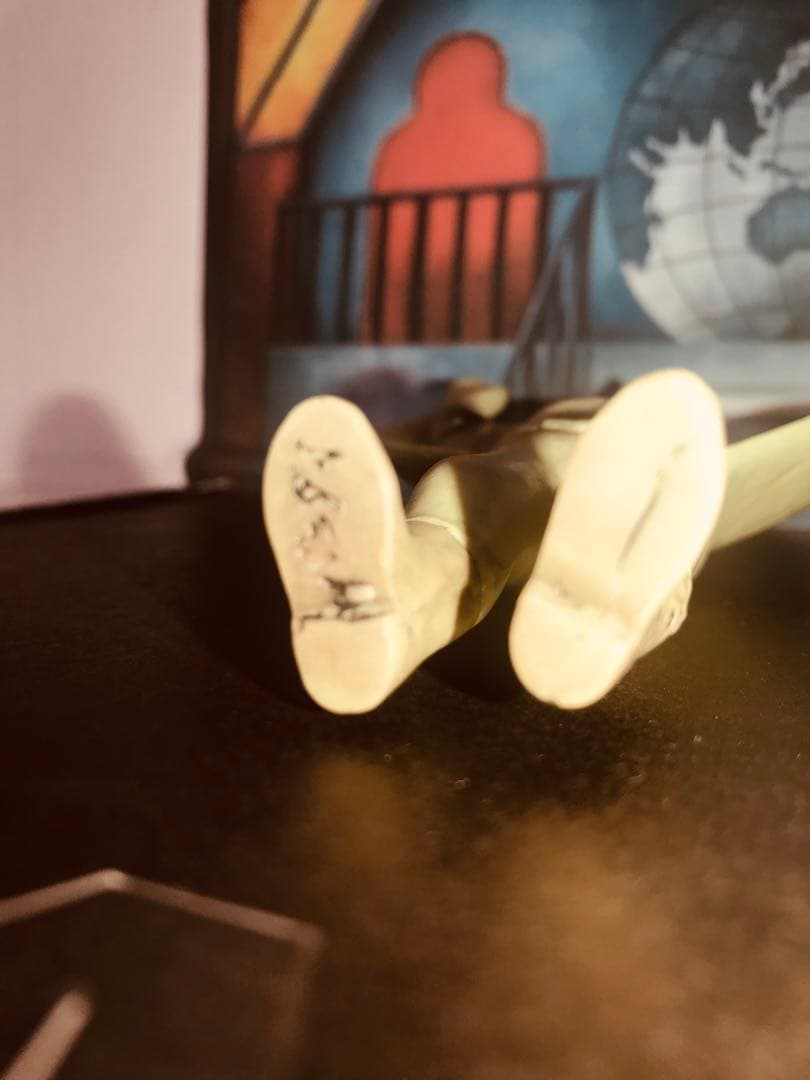 バンダイ　仮面ライダー怪人　蟷螂男（カマキリ男）ミニソフビ