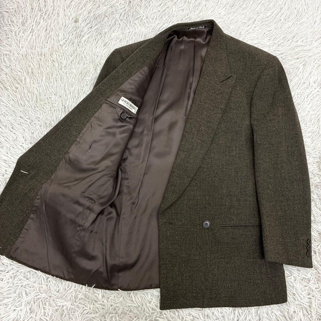 GIORGIO ARMANI ジョルジオアルマーニ　イタリア製　メランジ織り　M