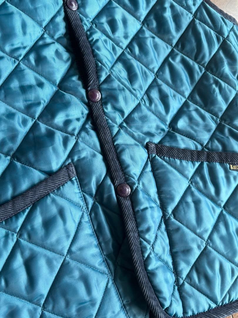 美品 国内正規品 LAVENHAM ラベンハム フーデット リバーシブル ベスト