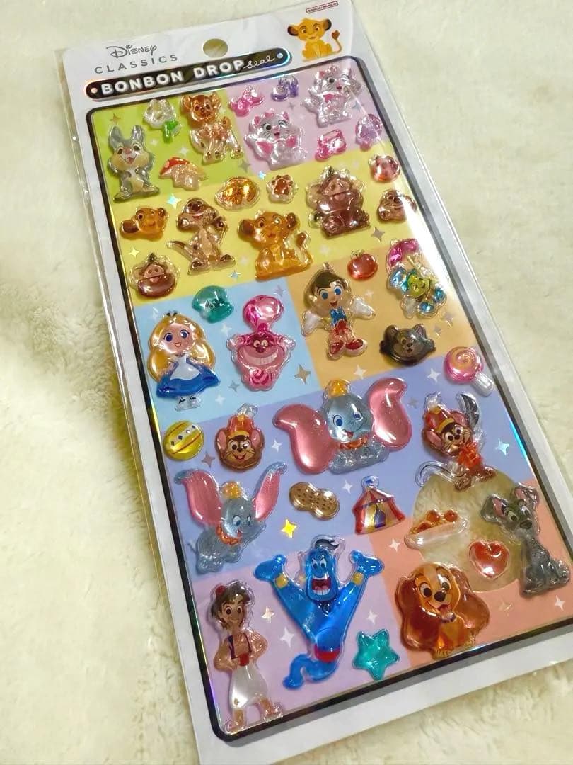正規品　ボンボンドロップシール　ディズニークラシック