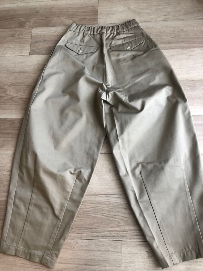 【新品】Nala コクーンチノパンツS cocoon chino pants