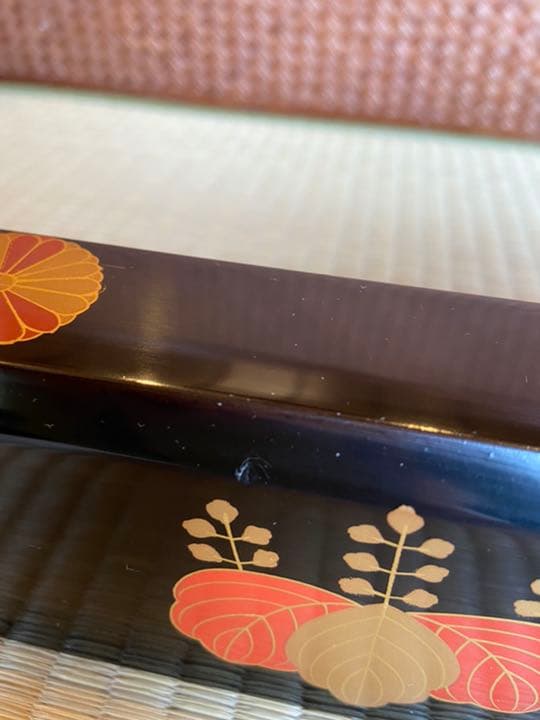 茶道具　久世宗春作　高台寺蒔絵炉縁　共箱　M128