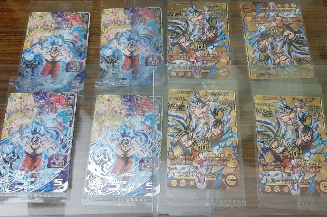 各4枚　BM6-ASEC2孫悟空百戦錬磨と10周年記念アニバーサリー　アバター