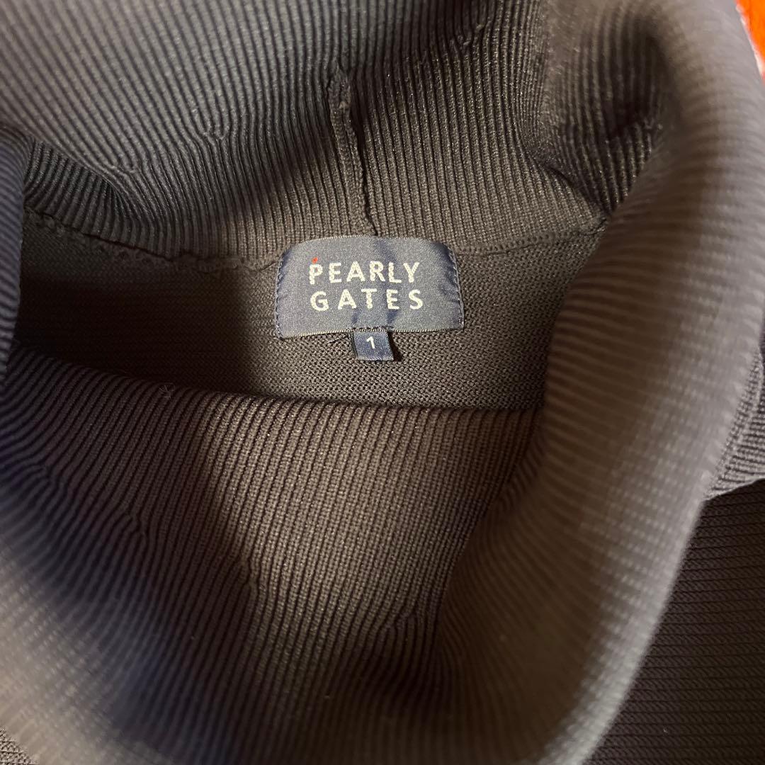 PEARLY GATES タートルネックシャツ ブラック サイズ1