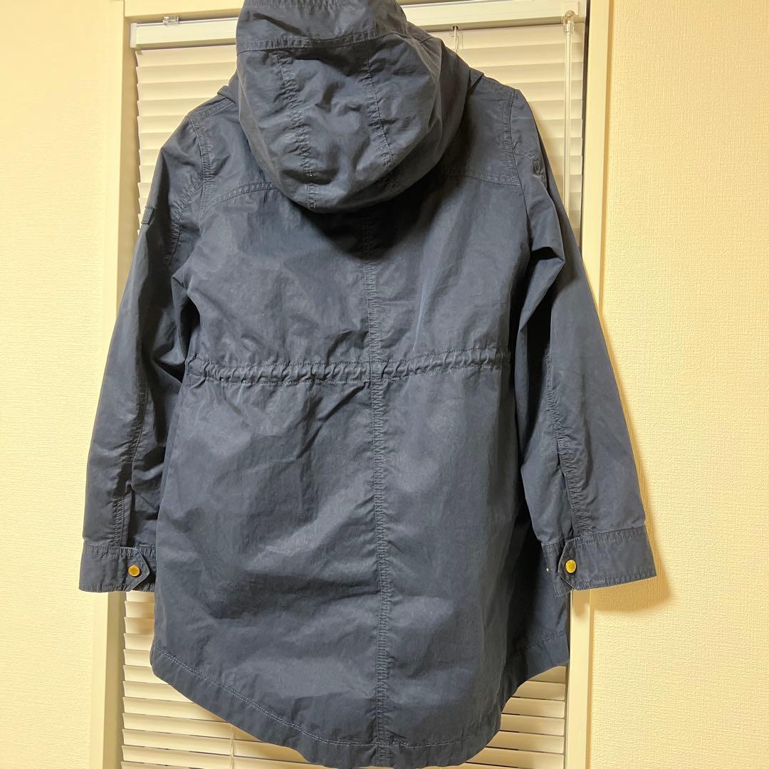 タトラス　ネイビー フード付き モッズコート　インナーダウン