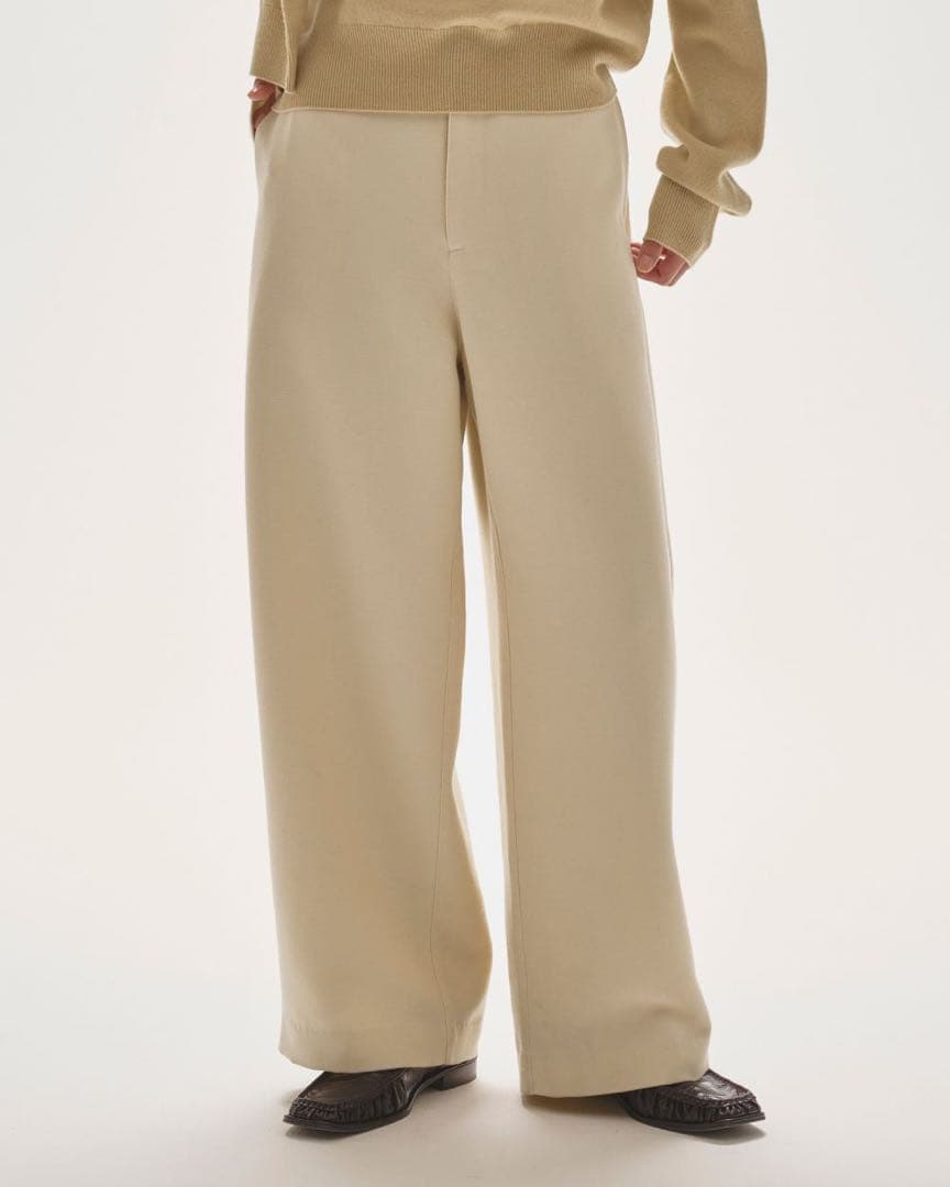 【Todayful】Wide Cocoon Trousers エクリュ 36