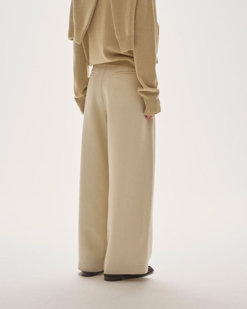 【Todayful】Wide Cocoon Trousers エクリュ 36