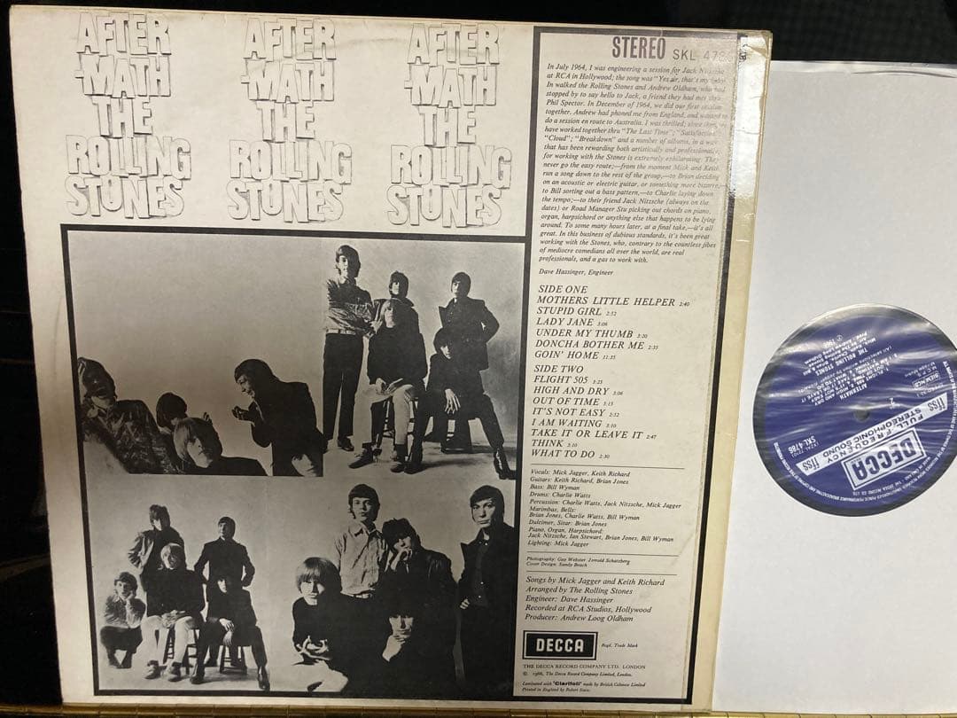 【英国盤】AFTERMATH THE ROLLING STONES