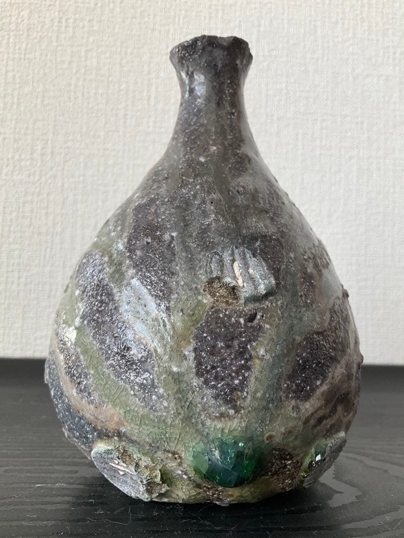 信楽焼　古谷和也　信楽窯変徳利　窯変　徳利