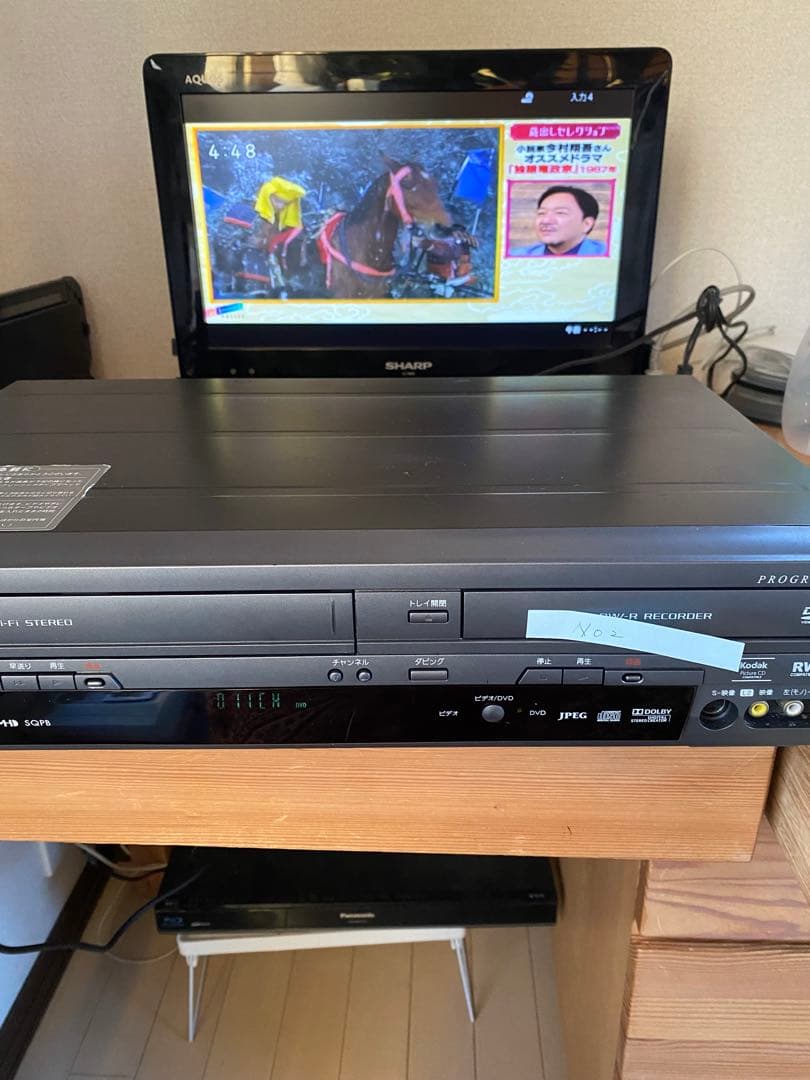竹*ツ様 ジャンク　 DXアンテナ　DXR160V 2台　DVD VHS レコー