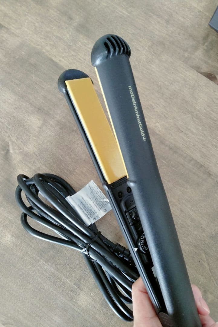 値下げ！model l'Ambout Gold プロフェッショナルヘアアイロン