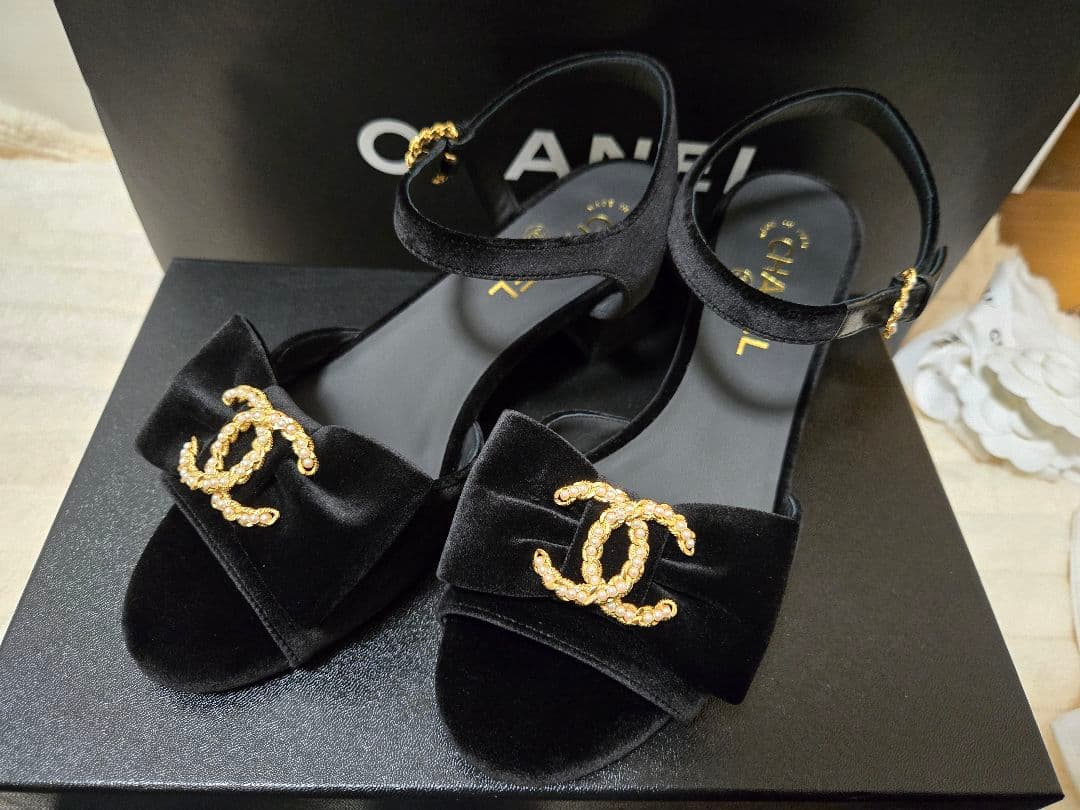 【新品】24-25AW CHANEL サンダル ミュール パンプス　38サイズ