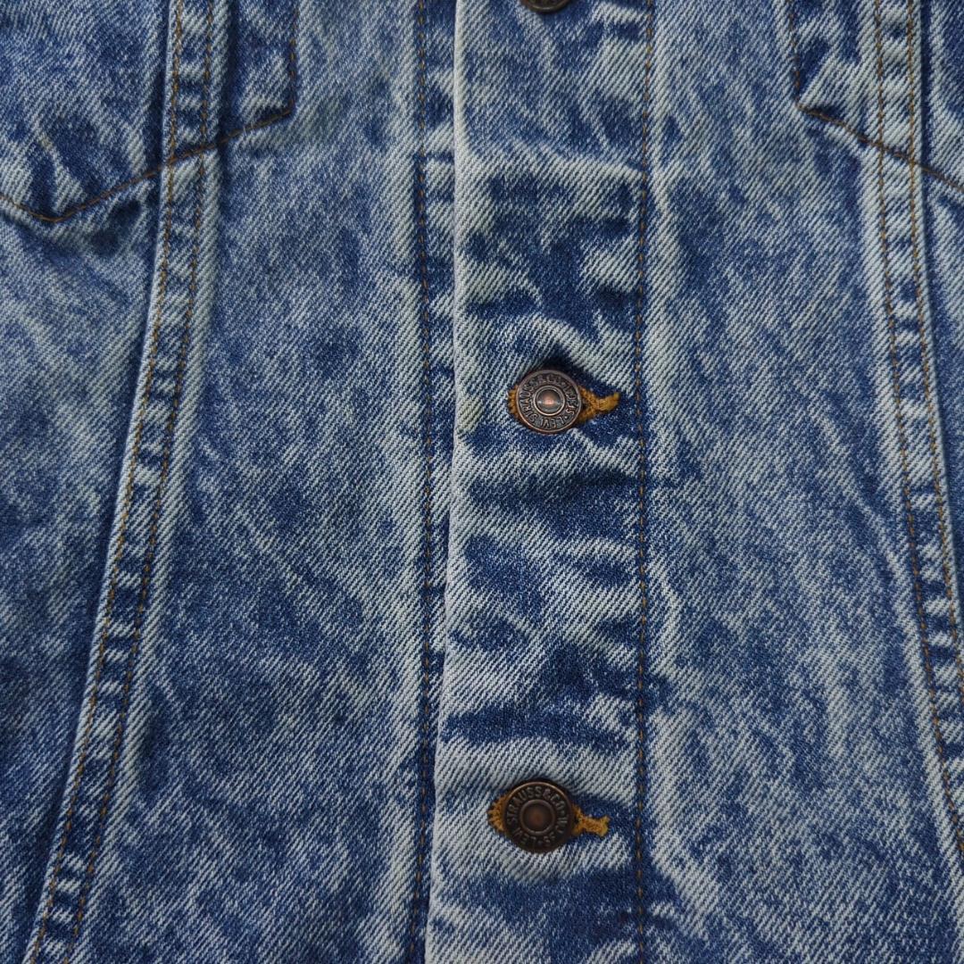 90s USA製 Levi's 70507 L ケミカルウォッシュ デニム