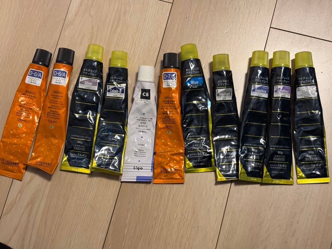 ミルボン オルディーブ アディクシー カラー剤＋　+オキシ3%、4.5%、6%