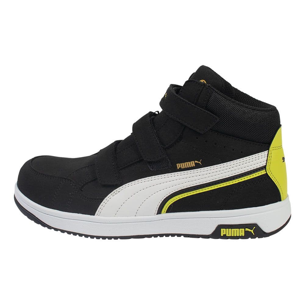 プーマ安全靴#63.203 26.0cmエアーツイスト・ブラックミッドフック＆ル