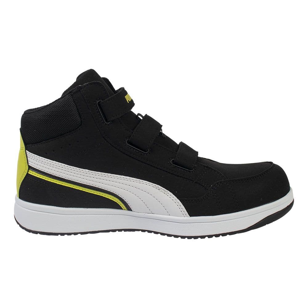 プーマ安全靴#63.203 26.0cmエアーツイスト・ブラックミッドフック＆ル