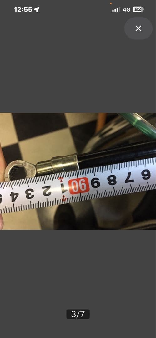 ハーレー　フットクラッチケーブル単体　５速 ６速 弊社オリジナル