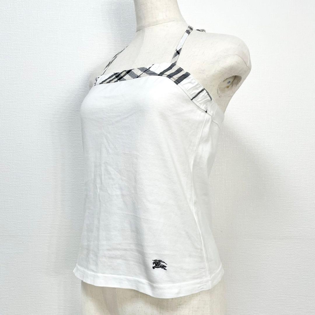 y2k❤️ BURBERRY BLUE LABEL ホルターネック トップス