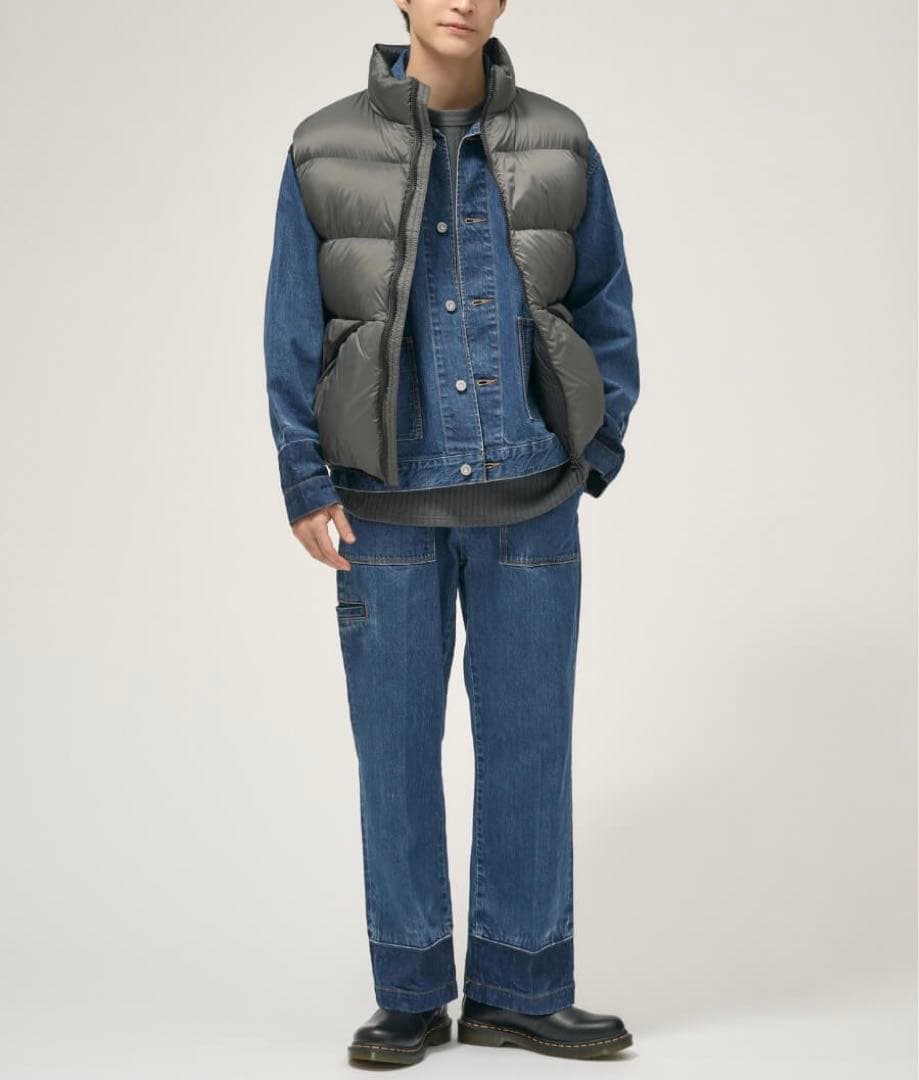 タイオン オム ジャーナルスタンダード relume 別注 ダウンベスト グレー