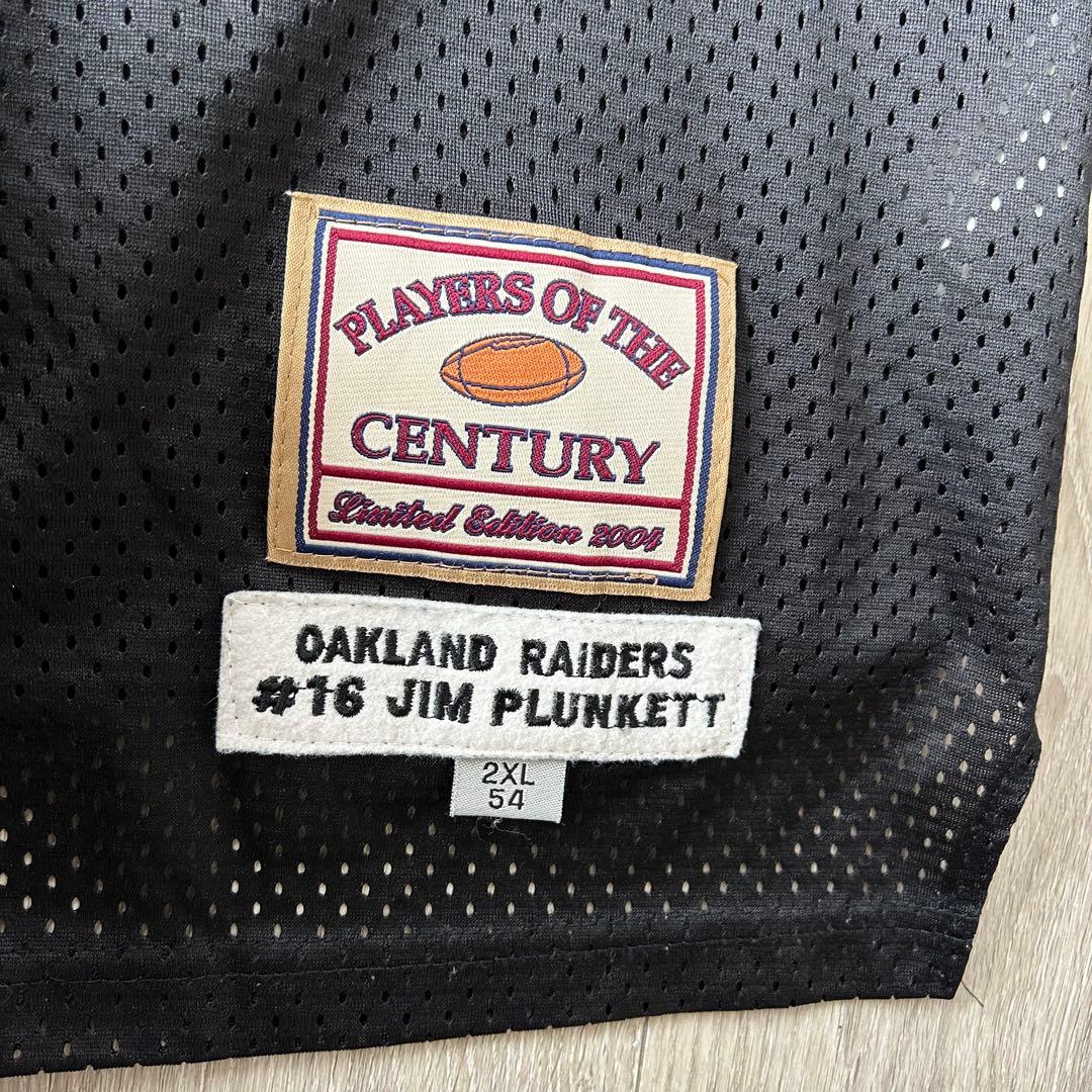 Jeff Hamilton RAIDERS ゲームシャツ 黒 2XL ワッペン