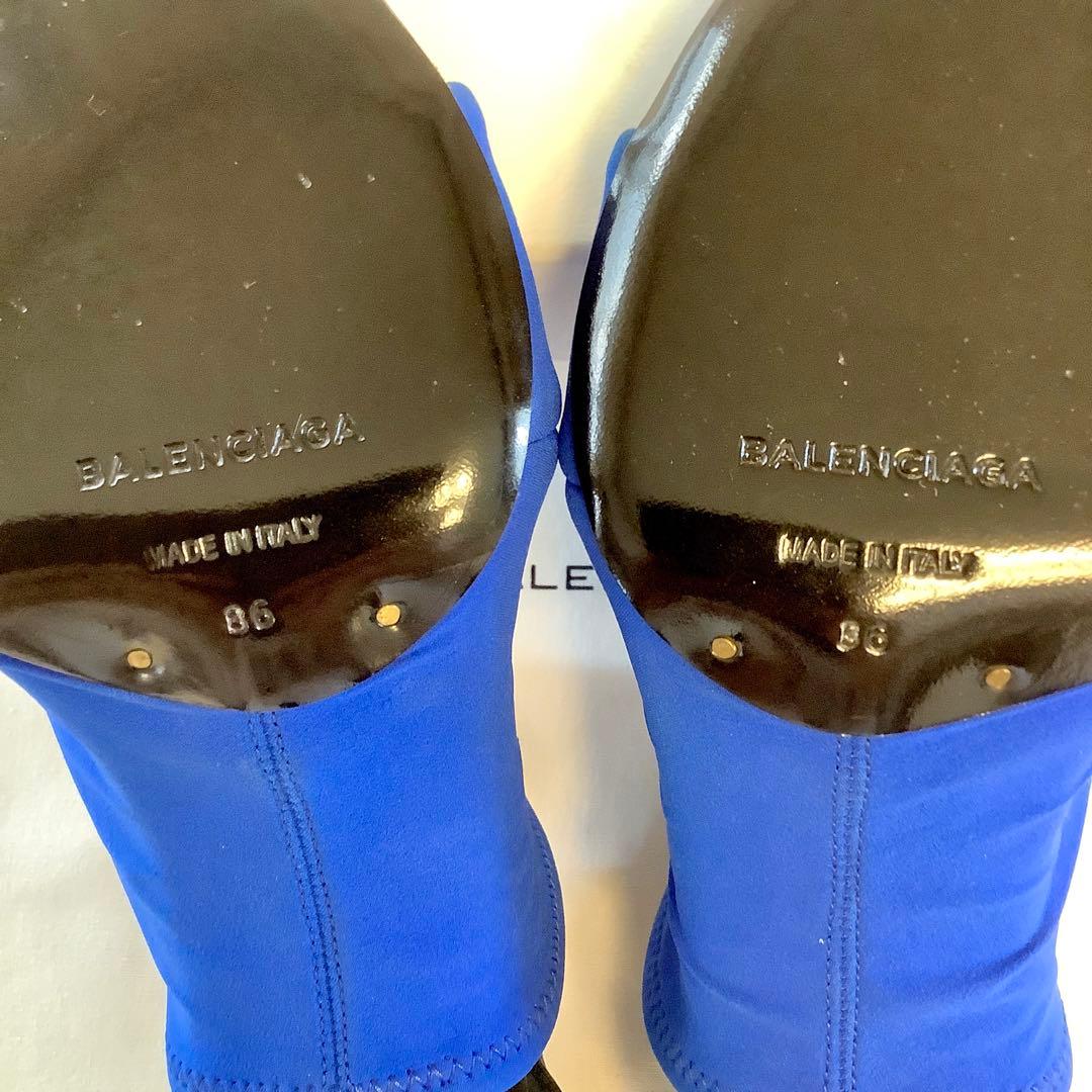 試着のみ新品! バレンシアガ オープントゥ アンクルストラップ 23㎝
