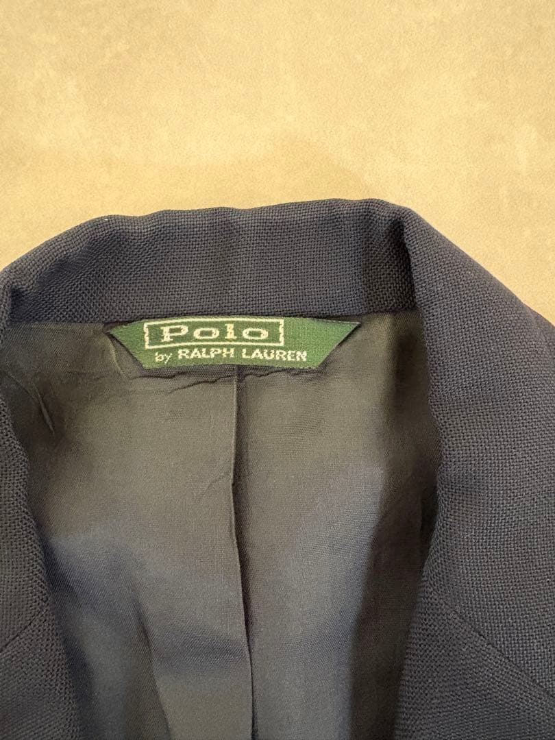 Polo by Ralph Lauren 紺ブレ 金ボタン USA製ネイビー　S