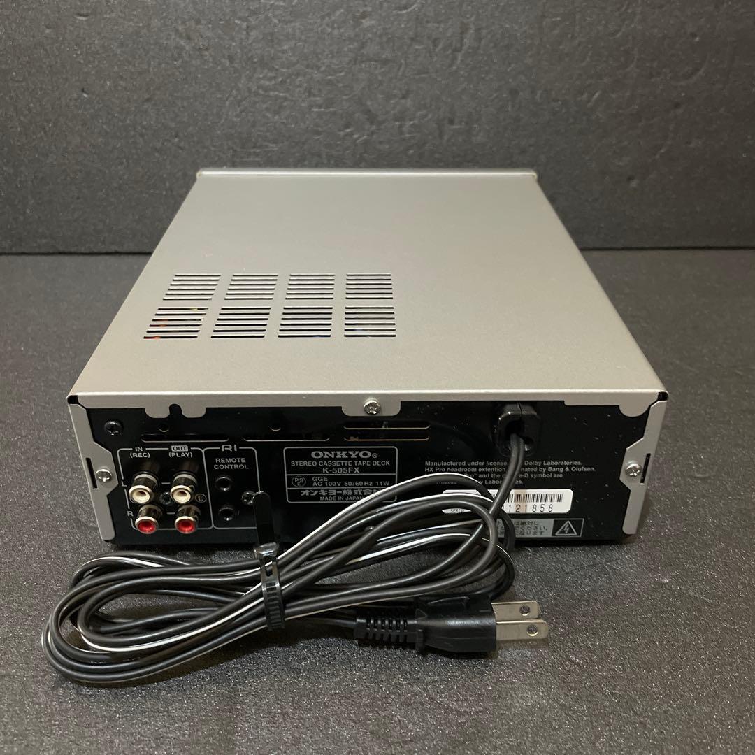 ONKYO K-505FX ステレオカセットテープデッキ