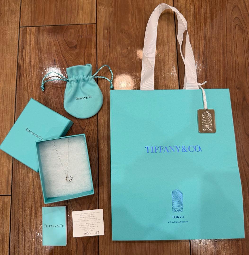 新品未使用 Tiffany オープンハートペンダント 11mm シルバー